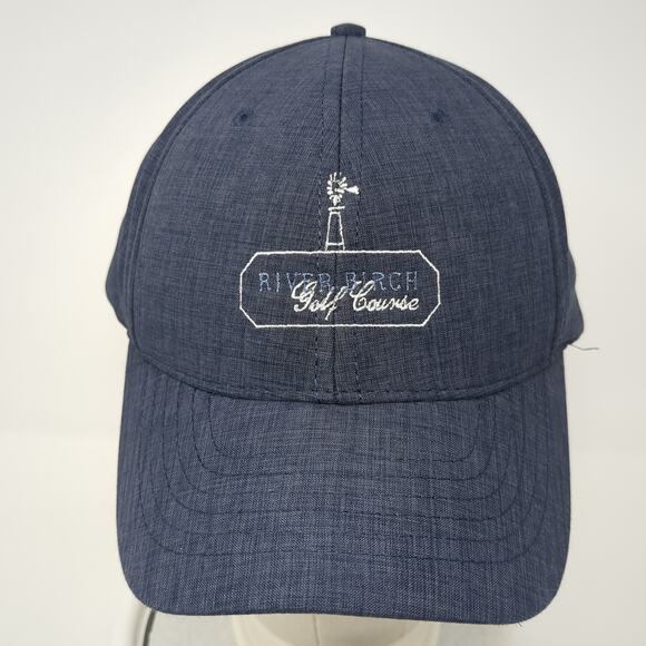 River Birch Golf Course Slideback Baseball Cap Blue OS Adjustable Legendary - Picture 2 of 8